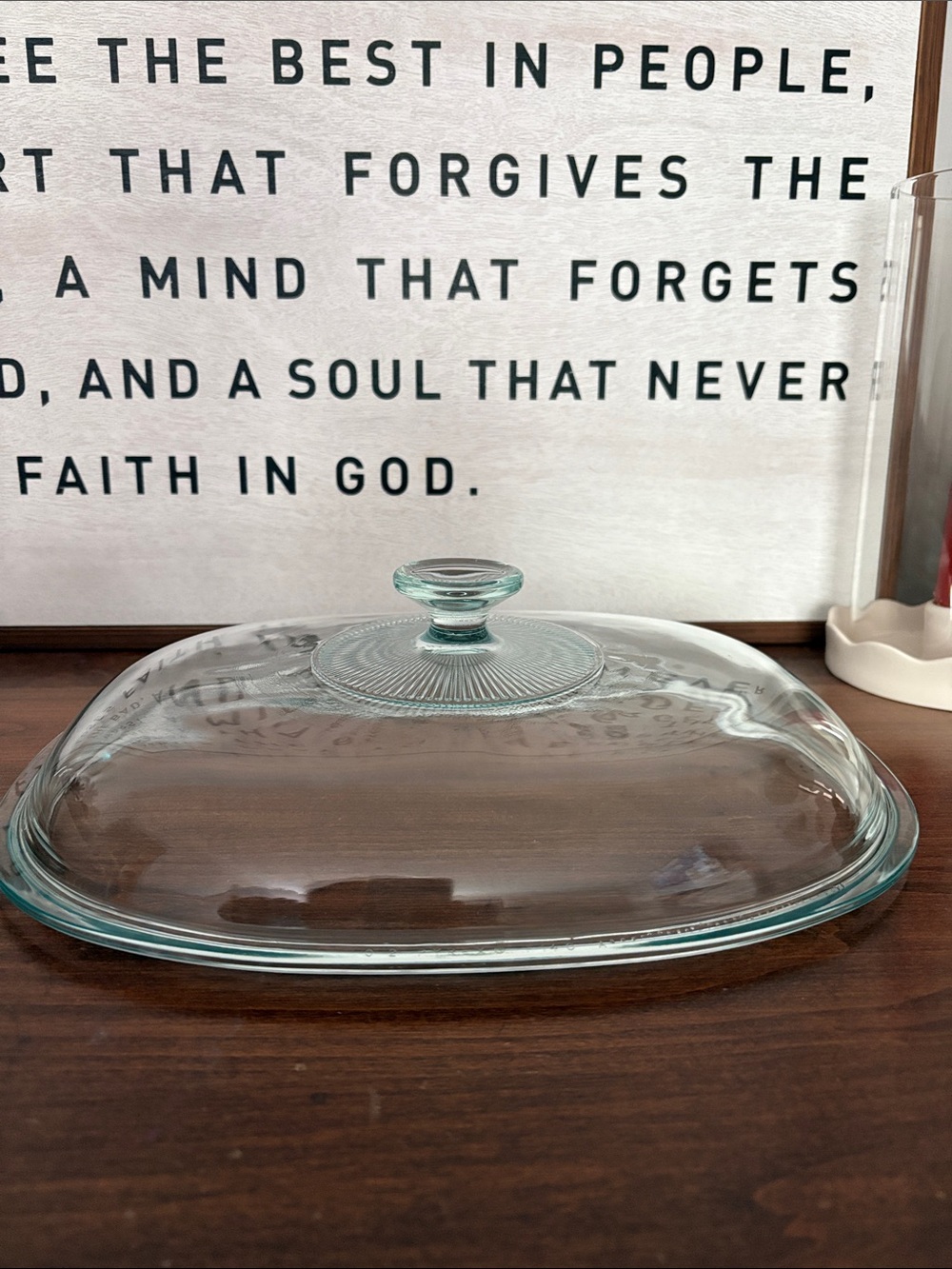 PYREX F-14-C Replacement Clear Glass Lid